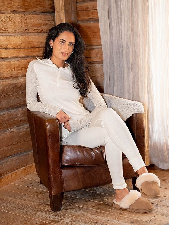 Roberto Rosso Sheepskin Slipper Cognac