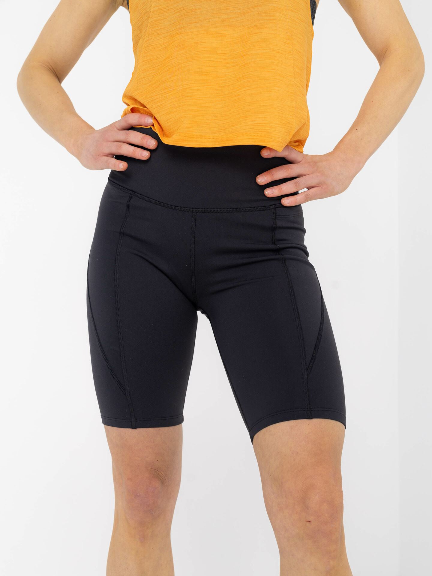 Reebok Lux High Rise Bike Shorts - Sort