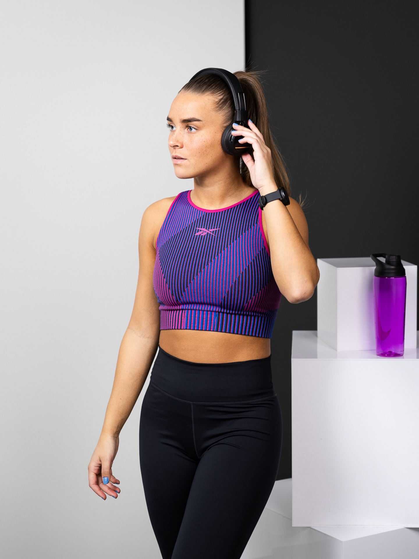 Reebok United By Fitness Myoknit Crop Flerfarget Getinspired.no
