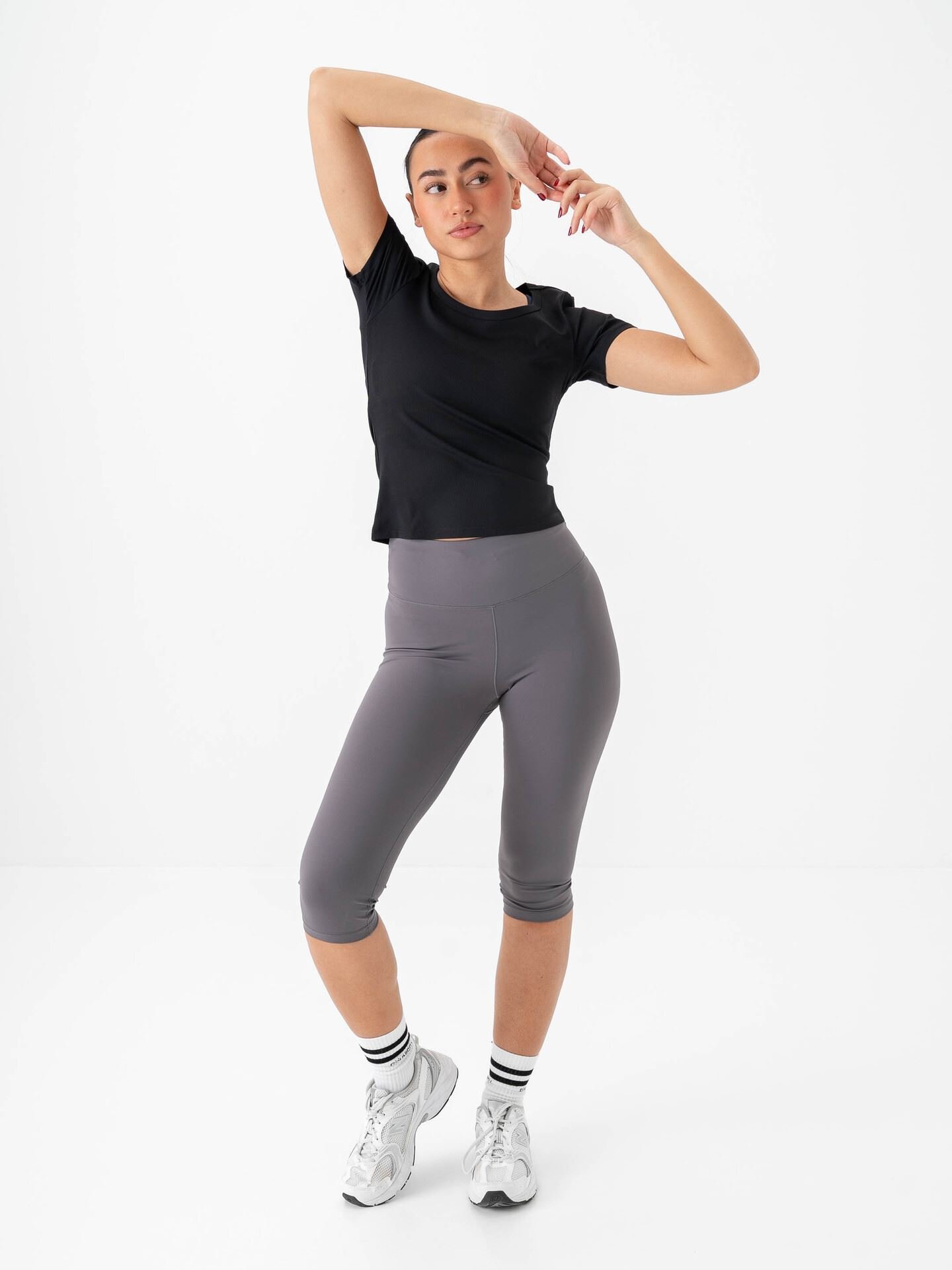 Röhnisch Legacy High Waist Capri Tights Smoky Lavendel