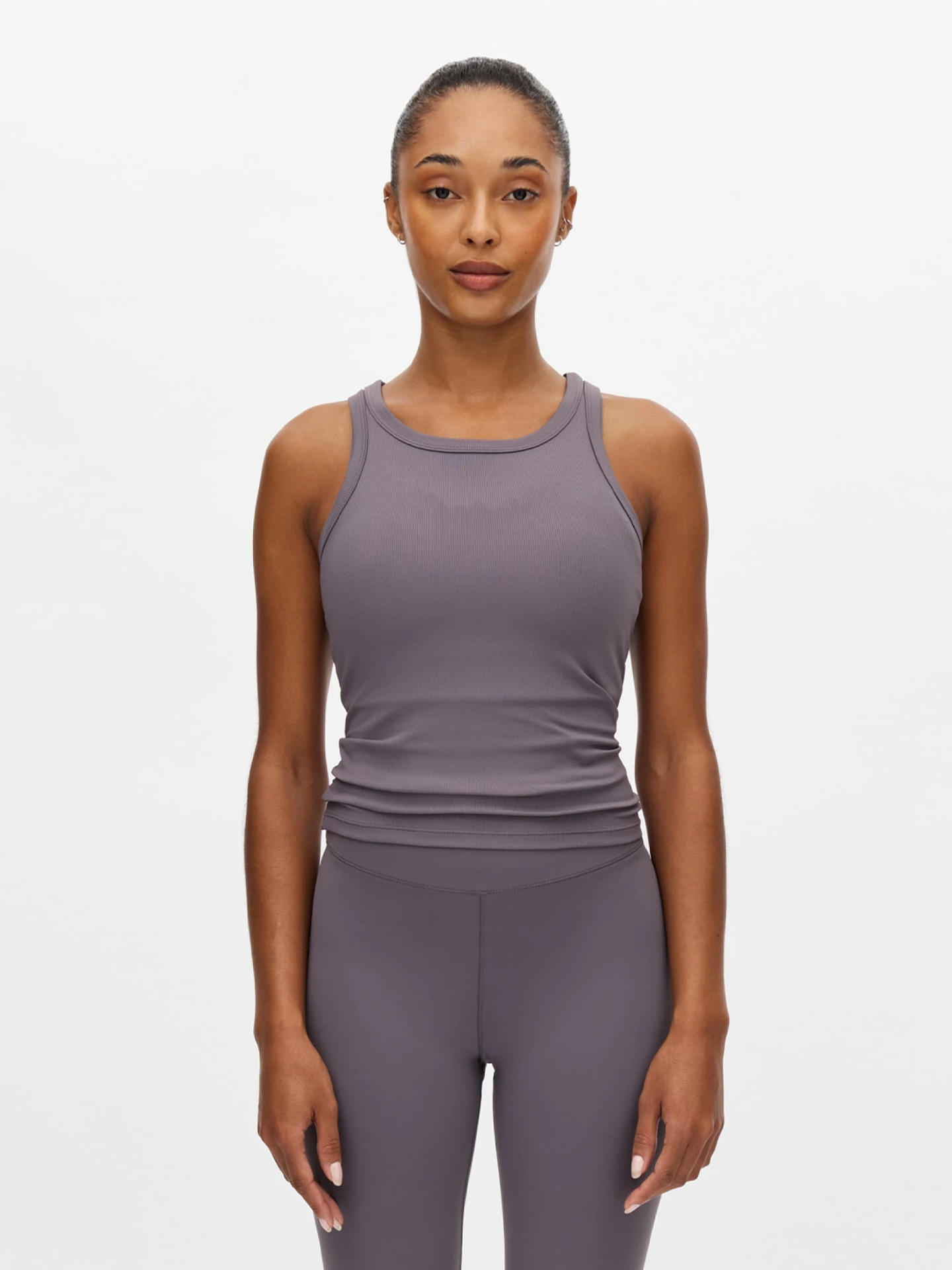 Röhnisch Rib Drymotion Singlet Smoky Lavendel