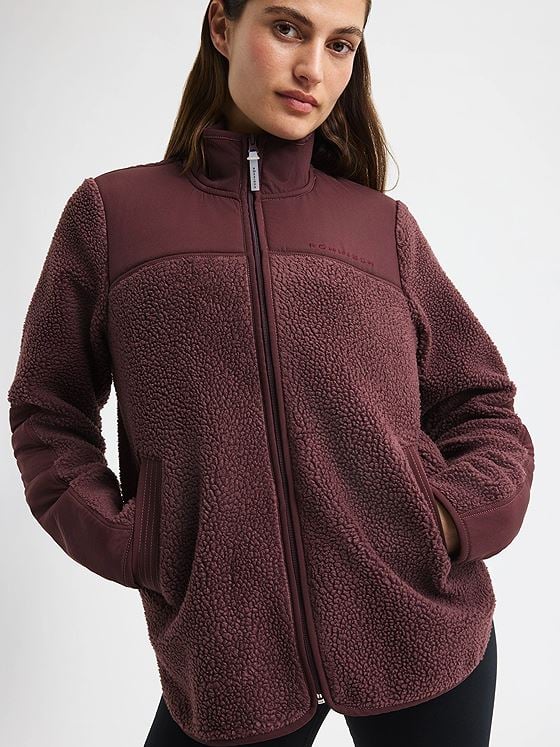 Röhnisch Phoebe Pile Jacket Huckleberry