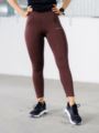 Röhnisch Flattering High Waist 7/8 Tights Deep Mahogney