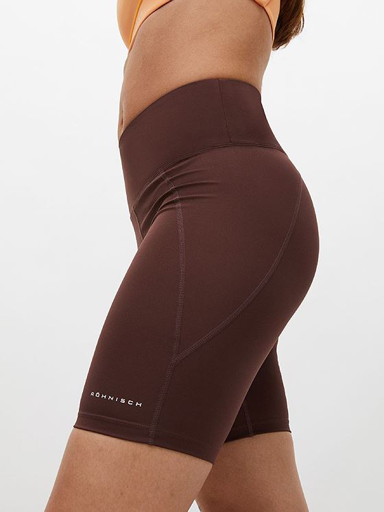 Röhnisch Flattering High Waist Bike tights Brun