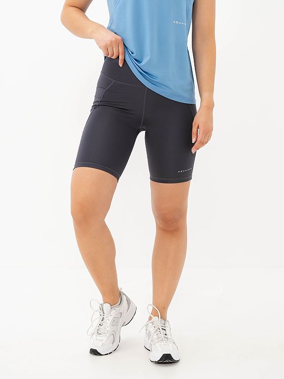 Röhnisch Flattering High Waist Bike tights DK Grey Plum