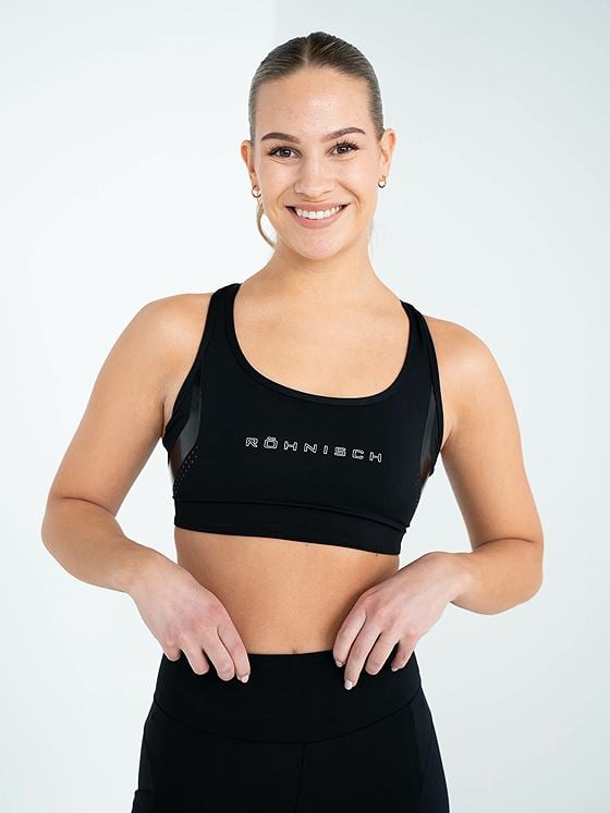 Röhnisch Speed Sports Bra Black Iris