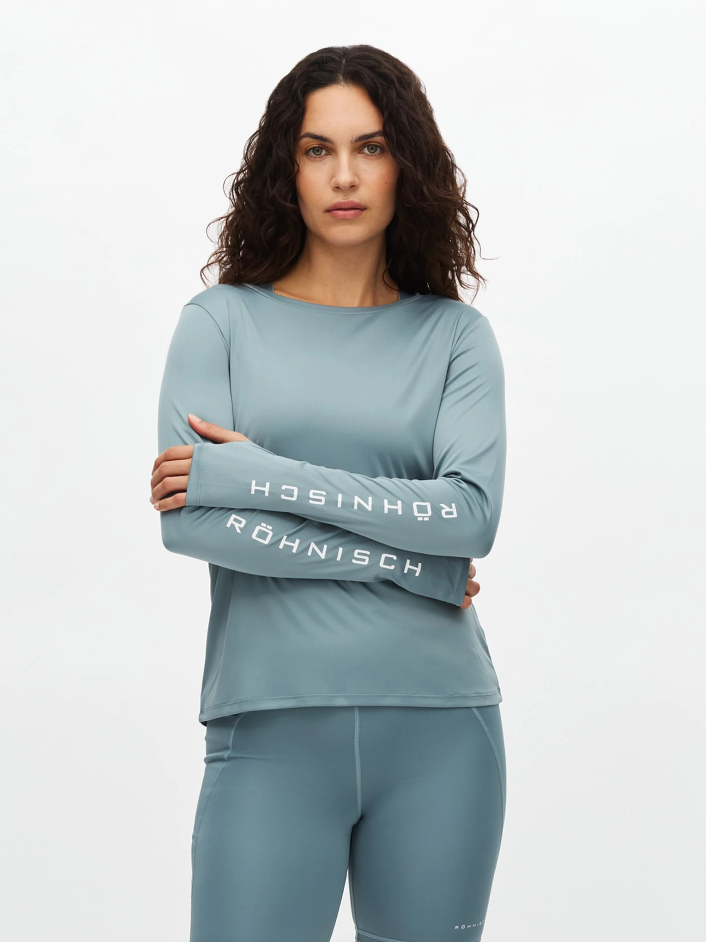 Röhnisch Team Logo Long Sleeve Stormy Sea