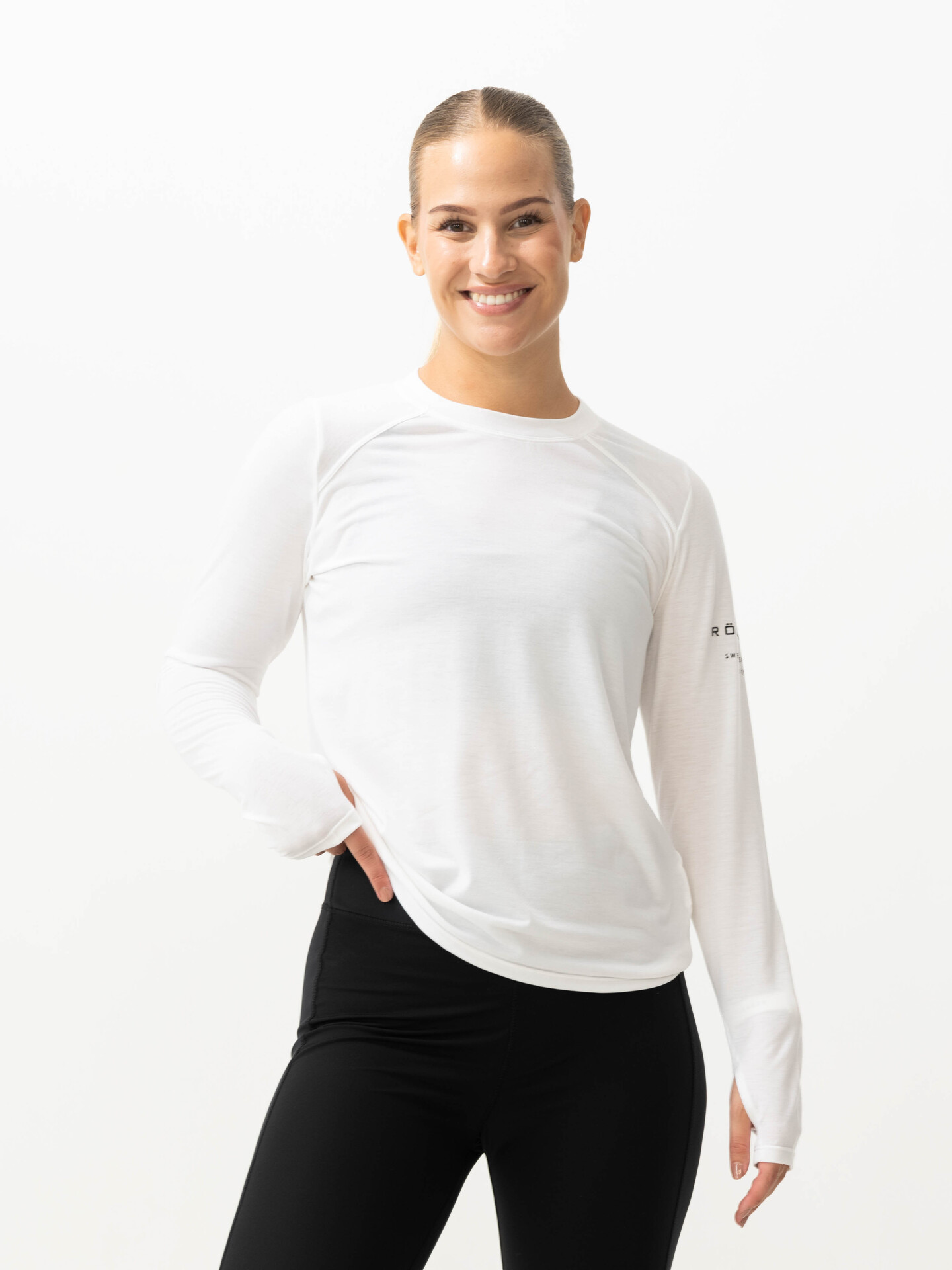 Röhnisch Clara Relaxed Long Sleeve White