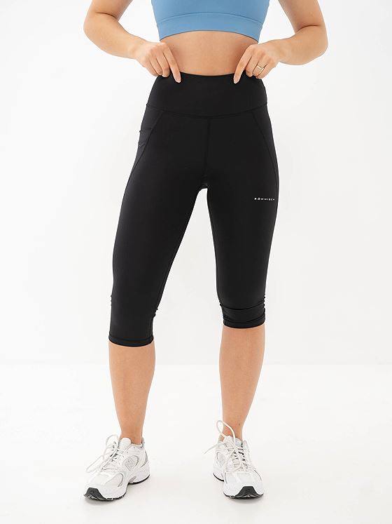 Röhnisch Flattering High Waist Capri Tights Black