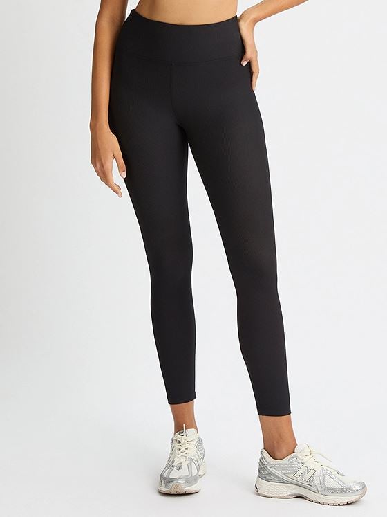 Röhnisch Ribbed R High Waist Tights Black