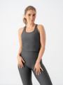 Röhnisch Ribbed R Tank Dark Shadow