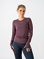 Röhnisch Jacquard Long Sleeve Top Huckleberry