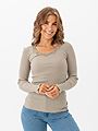 Rosemunde Babette Silk T-Shirt W/ Lace Laurel Oak