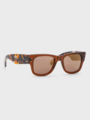 Ray-ban Mega Wayfarer Transparent Brown / Brown Grey Havana / Gold Mirror