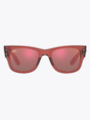 Ray-ban Mega Wayfarer Transparent Pink / Striped Pink Havana / Red Mirror