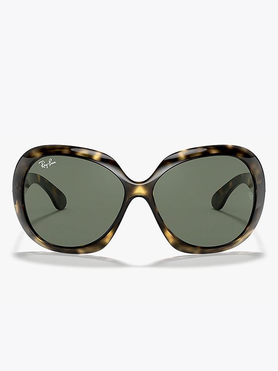 Ray-Ban Jackie Ohh II Innfatning: Polished Light Havana. Glass: Green