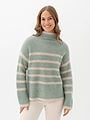 Second Female Ovalis Knit T-Neck Slate Green