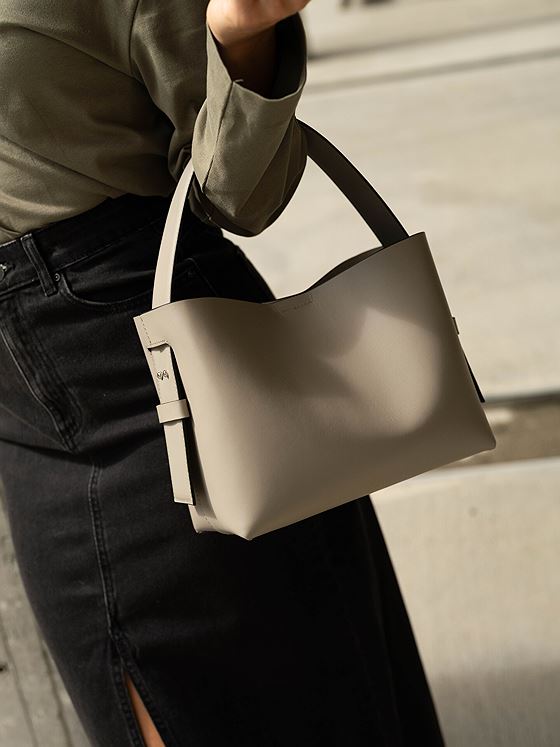 Second Female Leata Leather Bag Roasted Cashew