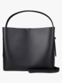 Second Female Leata Maxi Leather Bag Black Silver