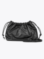 Second Female Smooth Leather Bag Black
