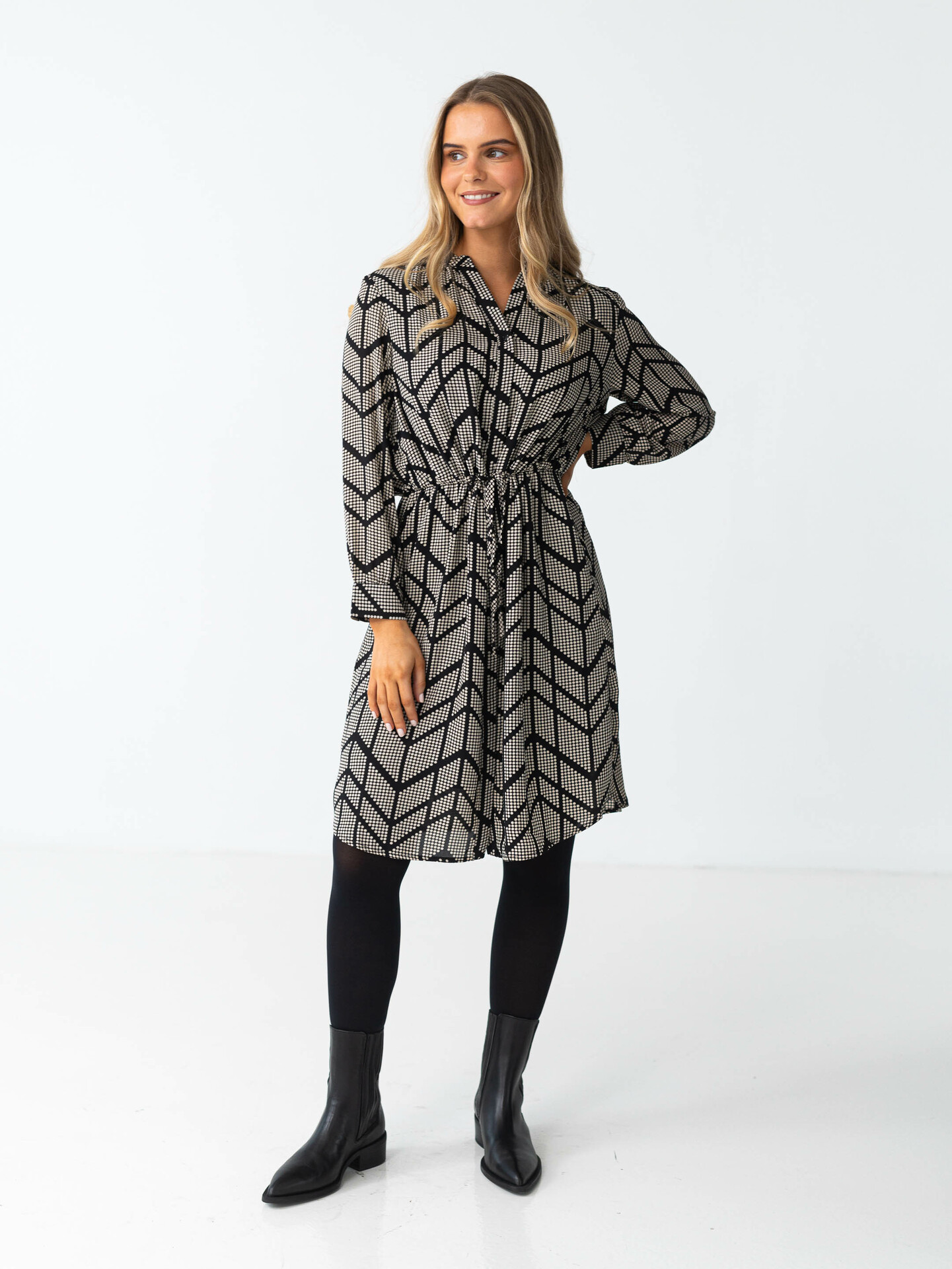 Damina 7 8 Print Dress Arrowwood main image 1