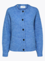 Selected Femme Lulu Long Sleeve Knit Short Cardigan Ultramarine