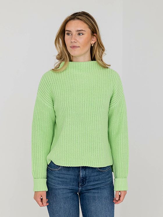 Selected Femme Selma Long Sleeve Knit Pullover - Grønn | Getinspired.no