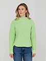 Selected Femme Selma Long Sleeve Knit Pullover Pistachio Green