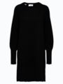 Selected Femme Lulu Long Sleeve Knit Dress O-Neck Black