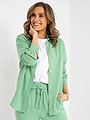 Selected Femme Viva Long Sleeve Shirt Absinthe Green