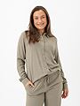 Selected Femme Viva Long Sleeve Sun Shirt Vetiver