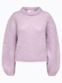 Selected Femme Suanne Long Sleeve Knit O-Neck Lilac Breeze