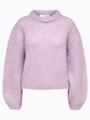 Selected Femme Suanne Long Sleeve Knit O-Neck Lilac Breeze