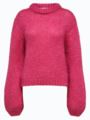 Selected Femme Suanne Long Sleeve Knit O-Neck Phlox Pink