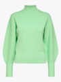 Selected Femme Merle Fyria Long Sleeve Knit Highneck Pistachio Green