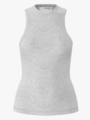 Selected Femme Anna O-Neck Tank Top Light Grey Melange