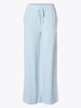 Selected Femme Viva Gulia Mid Waist Long Linen Pant Cashmere Blue