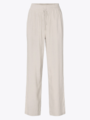 Selected Femme Viva Gulia Mid Waist Long Linen Pant Sandshell