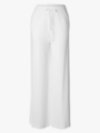 Selected Femme Viva Gulia Mid Waist Long Linen Pant Snow White