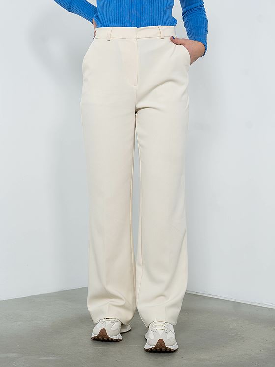 Selected Femme Myla High Waist Wide Pant Birch