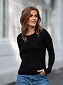Selected Femme Dianna Long Sleeve O-Neck Top Black