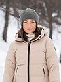 Selected Femme Mary Knit Beanie Grey Melange