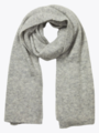 Selected Femme Maline Knit Scarf Light Grey Melange