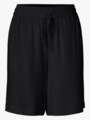 Selected Femme Viva Mid Waist Shorts Black
