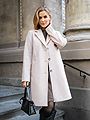 Selected Femme Sasja Lano Coat Sandshell Melange