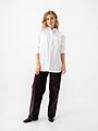 Selected Femme Ester Long Sleeve Oversize Shirt Bright White