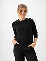 Selected Femme Thea Long Sleeve Knit Merino O-Neck Black