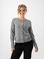 Selected Femme Thea Knit Merino Cardigan Medium Grey Melange