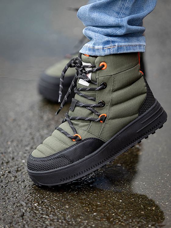 Swims Snow Runner Mid Olive Black