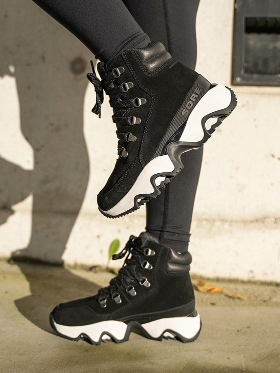 Sorel Kinetic Impact Conquest Waterproof Black / Sea Salt